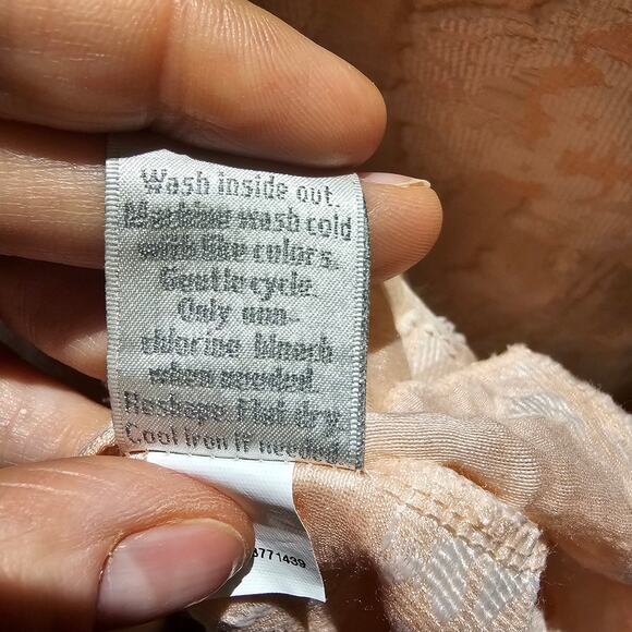 Lauren Conrad L Blouse Light  Blush Top Romantic Cottagecore Boho Chic Feminine - Picture 7 of 11